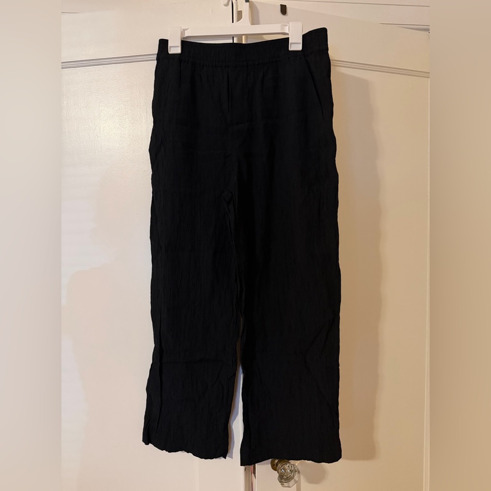Madewell Textured Black Pants